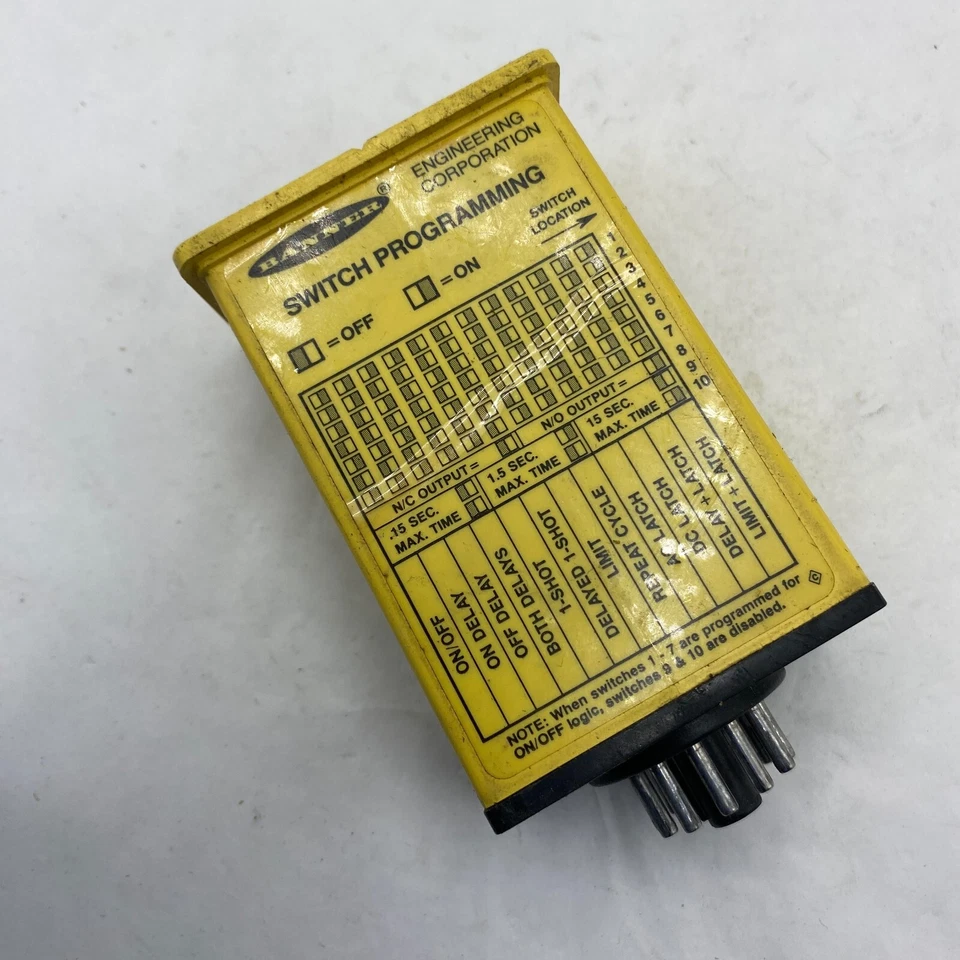 BANNER ENGINEERING CL3RA, CL3RB RELAY OUTPUT LOGIC MODULE 250VAC 50/60HZ - Image 3 of 4