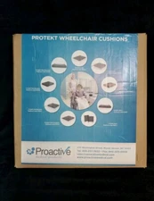 Proactive Protekt Gel Wheelchair Cushion 16x16"x3" New 