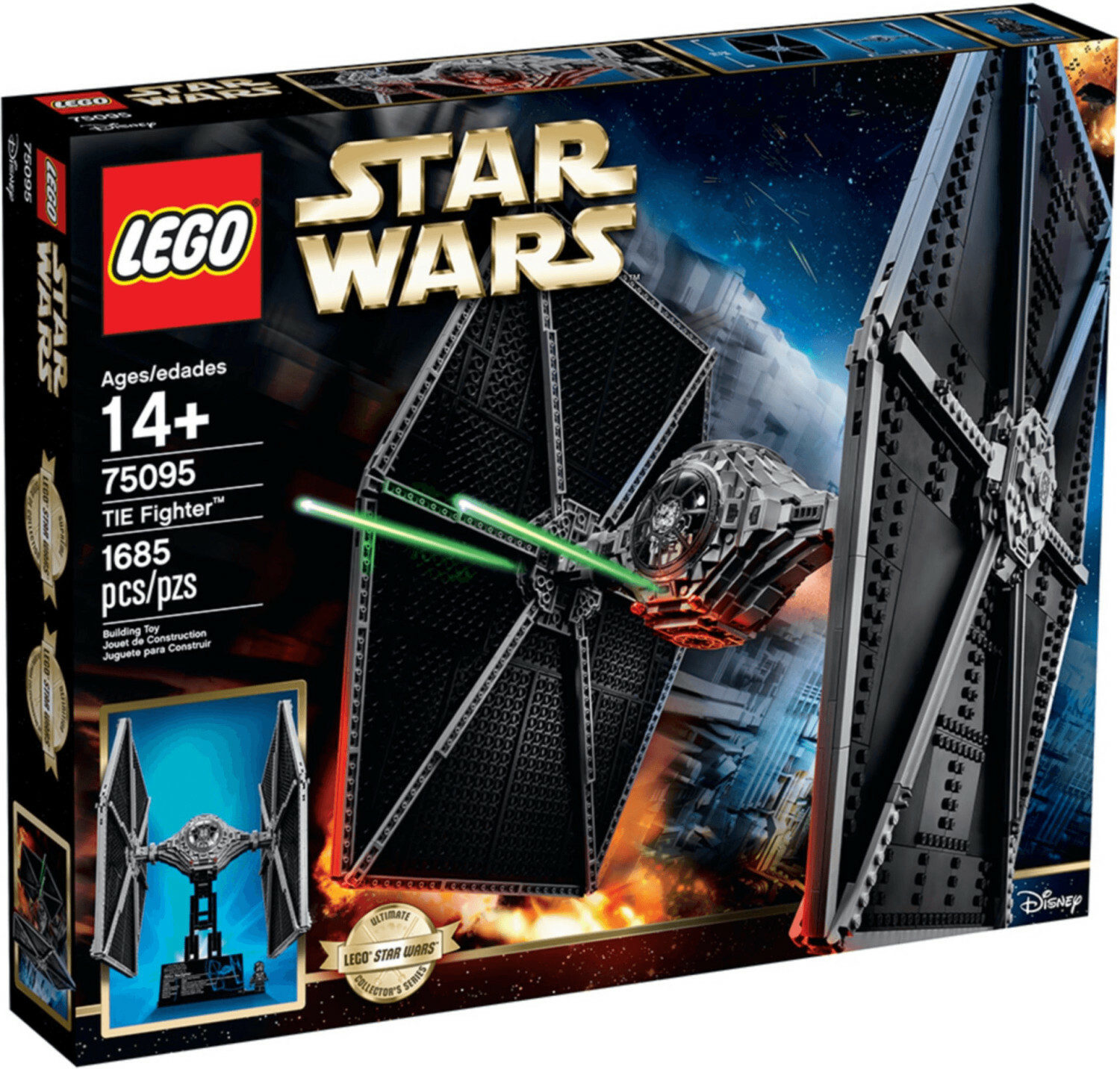 LEGO 75095 Star Wars UCS Tie Fighter /Zustand sehr gut / ohne Minifigur - Bild 4