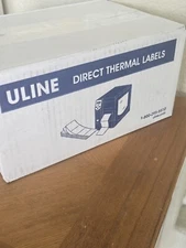 Uline Direct Thermal Shipping Labels S-8376  4 x 6 FF Fan Fold 4000 Per Box 