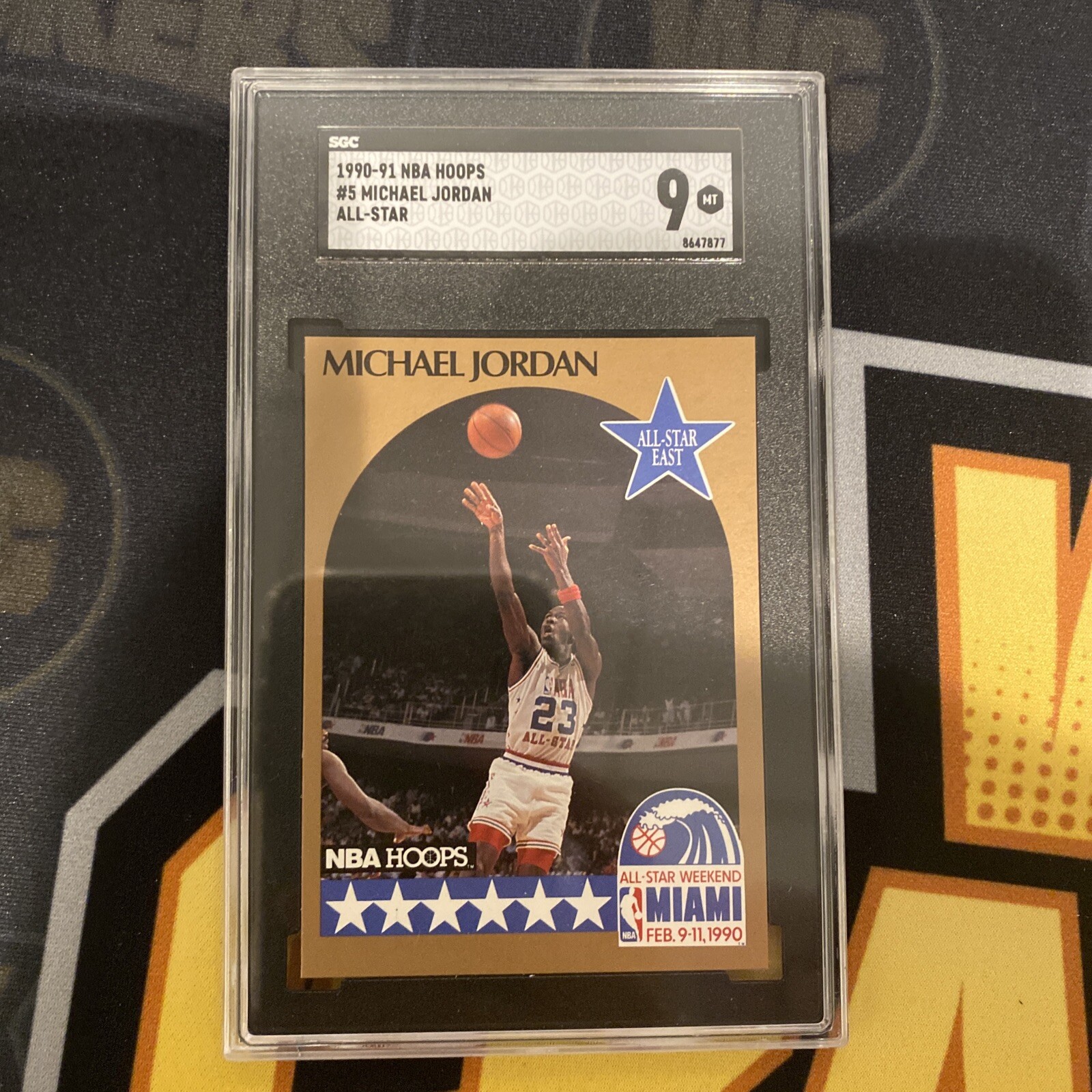 1990-91 NBA HOOPS Michael Jordan #5 All-Star SGC 9 | eBay