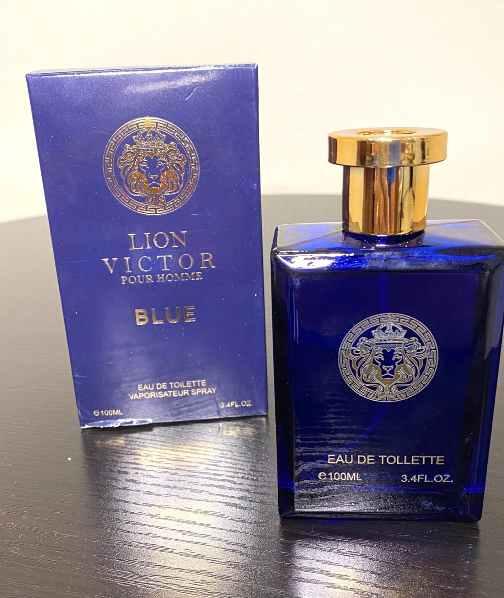 Lion Victor Pour Homme Blue Cologne Spray, Inspired by Versace