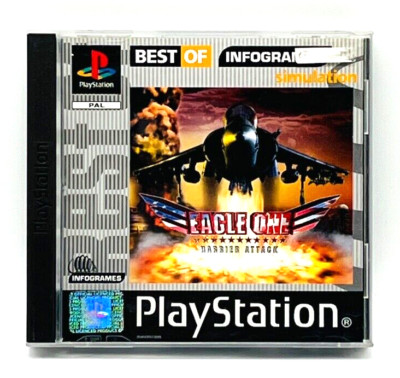 Eagle One Harrier Attack Sony Playstation 1 PS1 OVP mit Anleitung