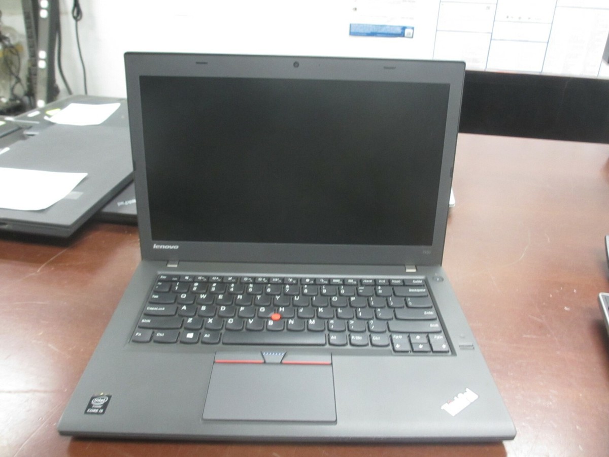 Lenovo ThinkPad T450 2.2GHz Core i5-5200U 8GB 500GB Webcam Linux 