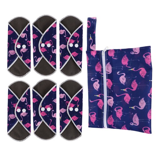 Incontinence Pads for Women Reusable Washable Sanitary Pads Menstrual Cloth Pads