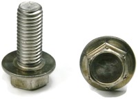 Stainless Steel Hex Cap Flange Bolt Ft Metric M6 X 1.0 X 40m, Qty 10 on sale Stainless Steel Hex Cap Flange Bolt Ft Metric M6 X 1.0 X 40m, Qty 10 on sale
