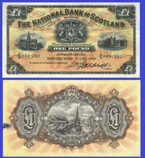 Scotland 1  pound 1928 uk   -Reproduktion