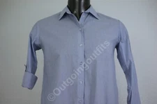 NEW Perch Nantucket Women's Blue Long Sleeve Button Shirt Top Size S