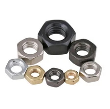 M2 M2.5 M3 M4 M5 M6 Black Nickel / Copper Plated / ZINC Hex Hexagon Nuts 