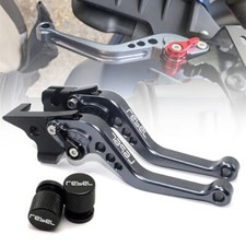 Palancas de embrague de freno cortas ajustables CNC para Honda REBEL 500 300 CMX500 CMX300