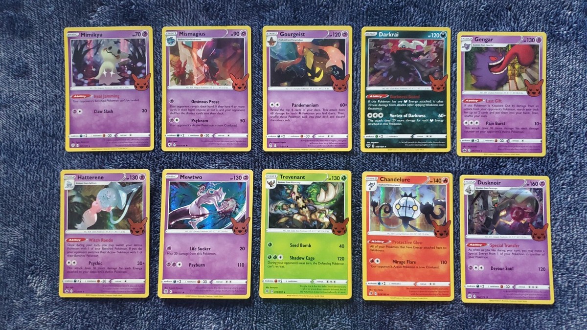 Pokemon Trick or Trade BOOster Bundle Complete Set w/ Deck Box And