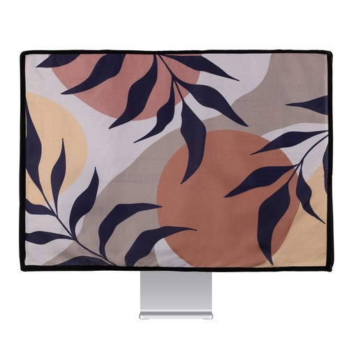 Staubabdeckung für 24-26" Monitor Leinen Design Monitorschutz - Bild 8 von 8