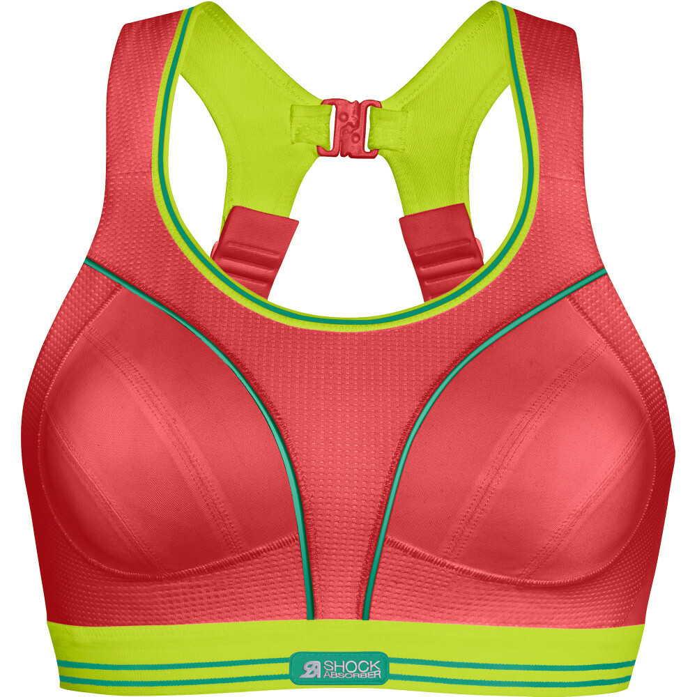 Shock Absorber Ultimate Run Sports Bra Coral