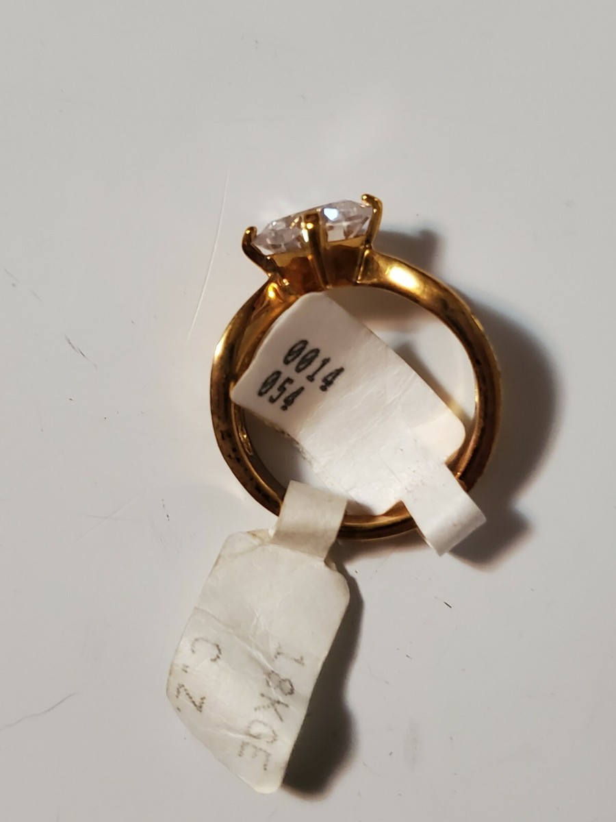 cesoi＊2Finger Crystal Ring Gold 2Finger Crystal Ring Gold | C'esoi