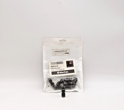 MacCan PUC1/4 Union Straight Fitting - 1/4''x1/4'' Tube OD