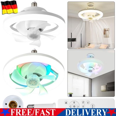 Modern Ceiling Fan with Lights Remote Control Silent Ceiling Fan for Bedroom