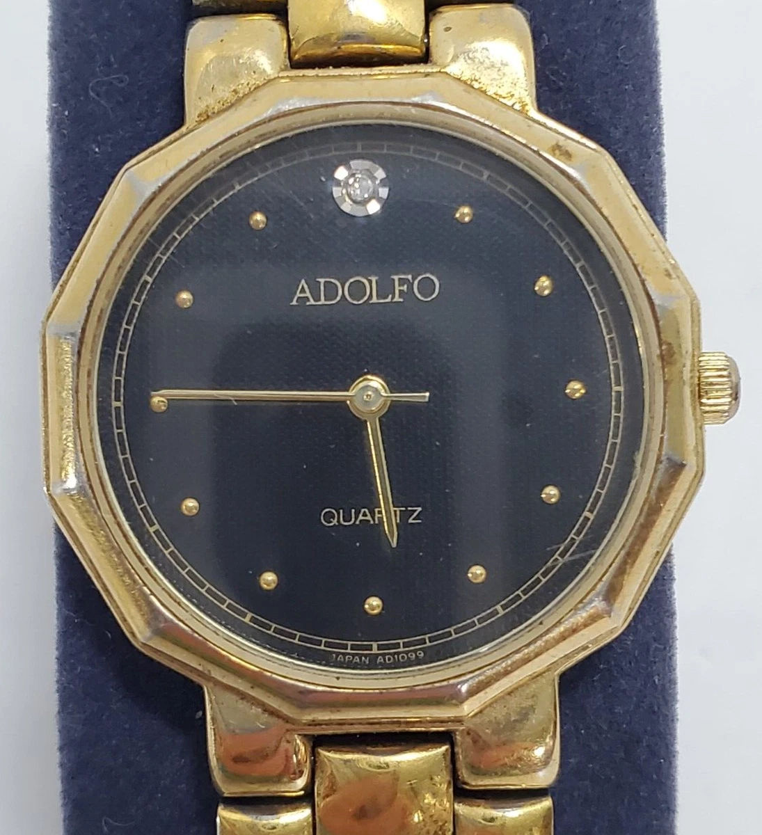Adolfo quartz best sale watch