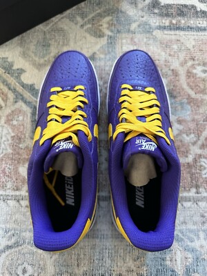 Nike Air Force 1 Low Premium iD x NBA Los Angeles Lakers Size 11