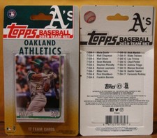 2019 TOPPS OAKLAND ATHLETICS 17 CARD TEAM SET DAVIS SEMIEN CHAPMAN FOWLER FIERS