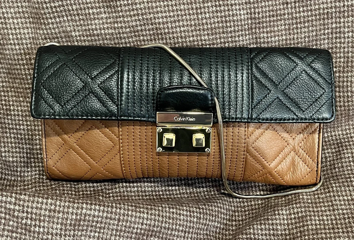 Calvin Klein LANGLEY Clutch Shoulder Bag Used Once | eBay