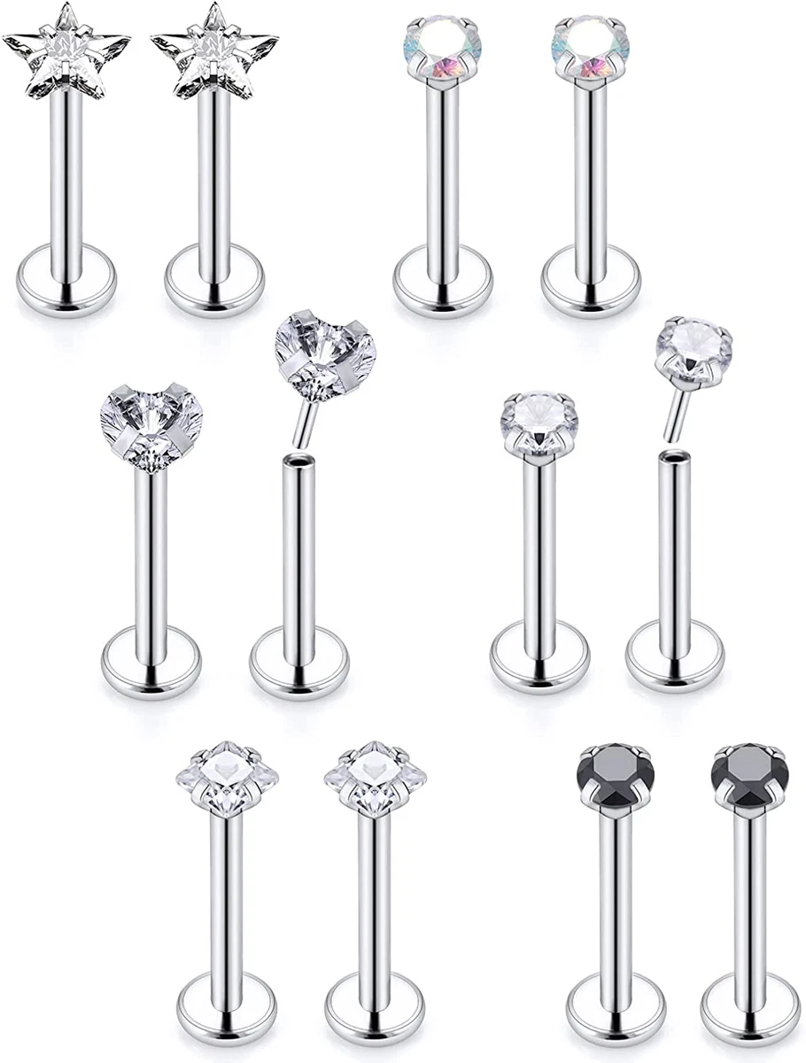 20G 18G 16G Threadless Push in Medusa Piercing Jewelry Tragus