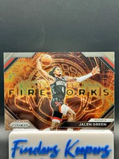 2023-24 Prizm Basketball *FIREWORKS* Insert JALEN GREEN #21~ROCKETS
