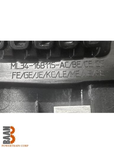 OEM Fender Name Plate Emblem XLT LH Black for 2021-24 Ford F150 ML34-16B115-AC - Foto 4 di 4