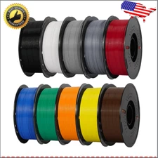 3D Printer PLA PETG 1.75mm Filament 10KG Silk Matte High Speed Bundle Mixcolor