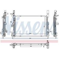 KüHler WasserküHler Passend FüR Ford Focus III Turnier Tourneo Connect/Grand DM2