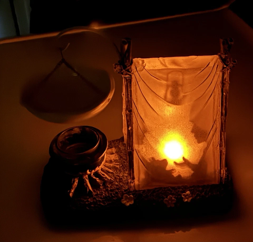 Yankee Candle Carpa Fogata Cera Tarta Calentador Luz Funciona con Batería Foto 3 de 4