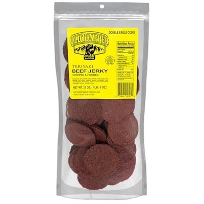 Old Trapper Double Eagle Beef Jerky, Teriyaki  Assorted Flavor Names , Sizes 
