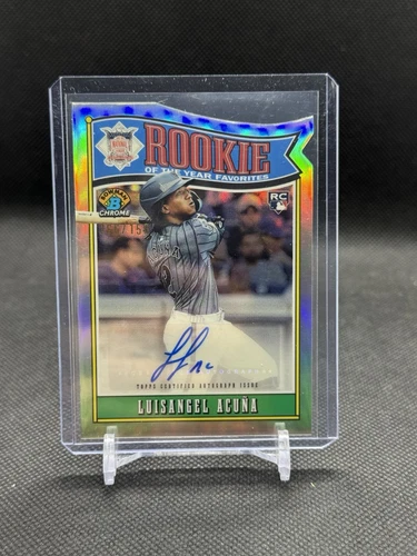 LUISANGEL ACUNA 2025 BOWMAN CHROME ROOKIE AUTOGRAPH METS RC AUTO /150 Die-cut