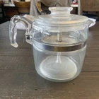 Vintage 1960s Pyrex Glass Flameware 6 Coffee Percolator 7756-B almost complete