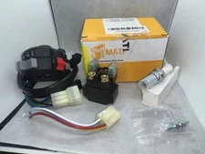 Start Stop Switch &Starter Solenoid Relay Kit for Yamaha Bruin 250 350 2004-2006