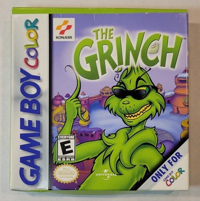 2000 The Grinch Nintendo Game Boy Color Box & Insert Only - No Game or Manual 
