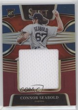 2022 Panini Select Rookie Jumbo Swatch Tri-Color Prizm 14/99 Connor Seabold qf8