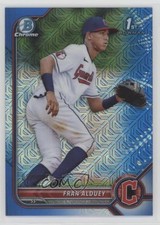 2022 Bowman Chrome Prospects Mega Box Blue Mojo Refractor 80/150 Fran Alduey 6k2