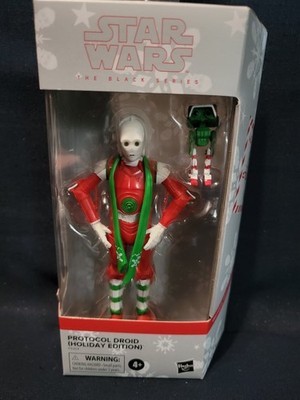 Hasbro Star Wars The Black Series Protocol Droid (Holiday Edition) Figure 2021