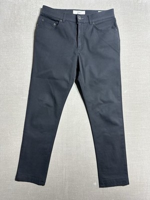 BRAX Cooper Fancy Regular Pants Men's 32x29  Black Stretch 5 Pocket Chino EUC