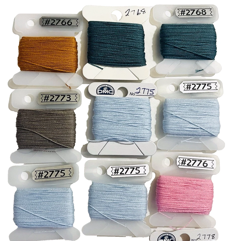 DMC FLOWER THREAD LOT OF 112 COTTON DOUBLE STRAND in PLASTIC STORAGE CASE - Image 4 of 4