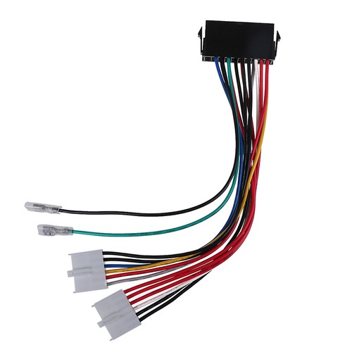 20P ATX To 2 Port 6Pin AT PSU Converter Power Cable For Computer 286 386 486- ❤❤ - Photo 4/11