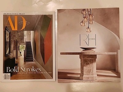 AD Architectural Digest Magazine Dec '25 + RH INTERIORS Spring '26 Catalog *READ