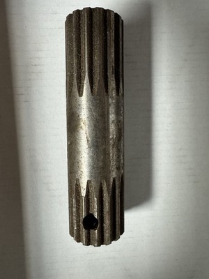 Gravely Tractor 15 Spline 3-5/8  Long PTO Connection Shaft 3/8'' bolt threads