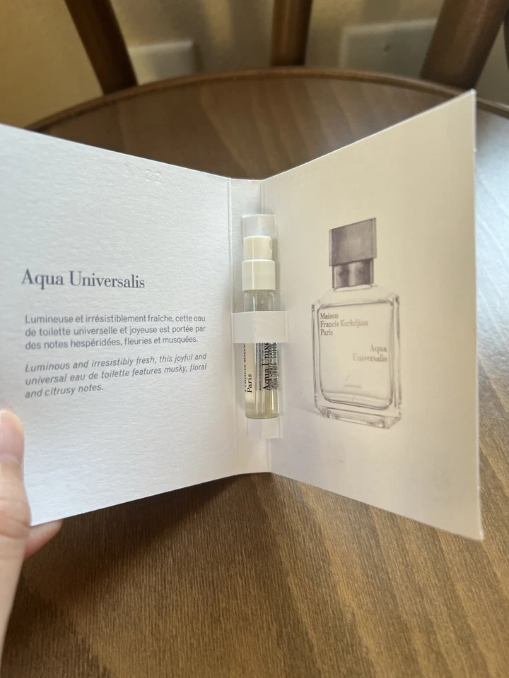 MAISON FRANCIS KURKDJIAN PARIS AQUA UNIVERSALIS EAU DE PARFUM 2ML 0.06 FL OZ NEW - Image 3 of 3