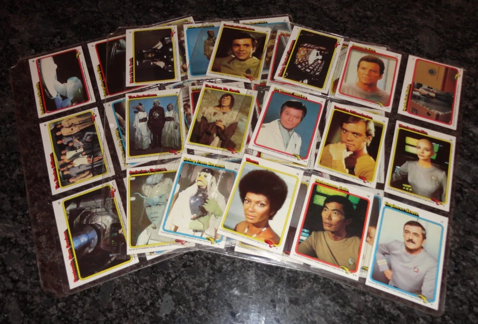 Juego completo de 88 cartas Star Trek The Motion Picture 1979 + juego de 22 pegatinas Foto 2 de 4