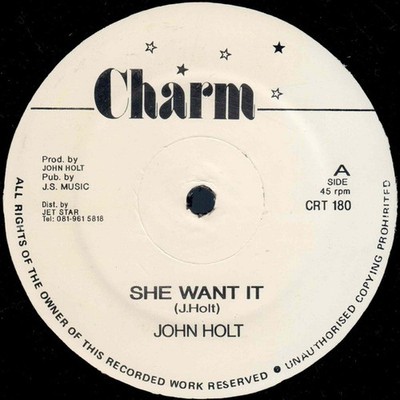 John Holt - She Want It (12'') (Near Mint (NM or M-)) - 2791401979