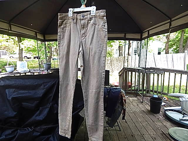 Universal Thread High Rise Jegging Denim Jeans Women's Size 4/27S Tan 5-Pocket