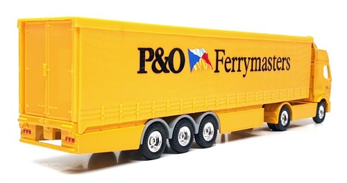 Corgi 1/64 Scale 59548 - Renault Premium Curtainside Truck P&O - Yellow - Picture 2 of 5