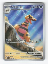 Krokorok Holo Illustration Rare SV: Black Bolt 136/086 NM on eBay