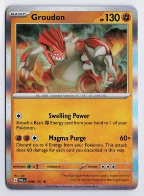 Groudon - PRE #049/131 SV: Prismatic Evolutions Holo LP